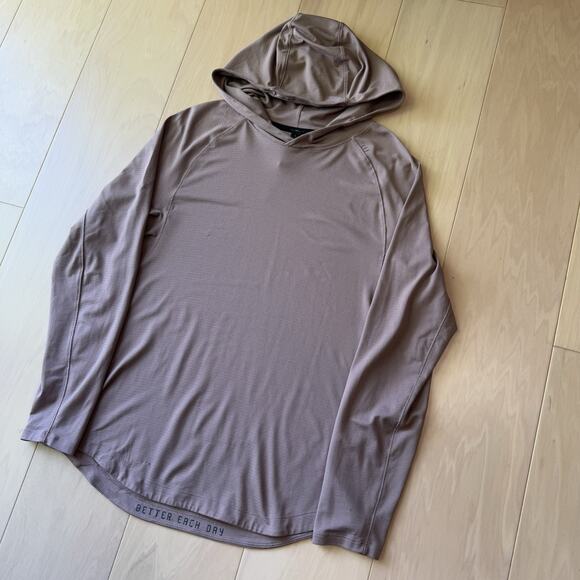 Lululemon Drysense Hoodie Small Brown Lightweight Hooded Long Sleeve Athleisure - Picture 8 of 8